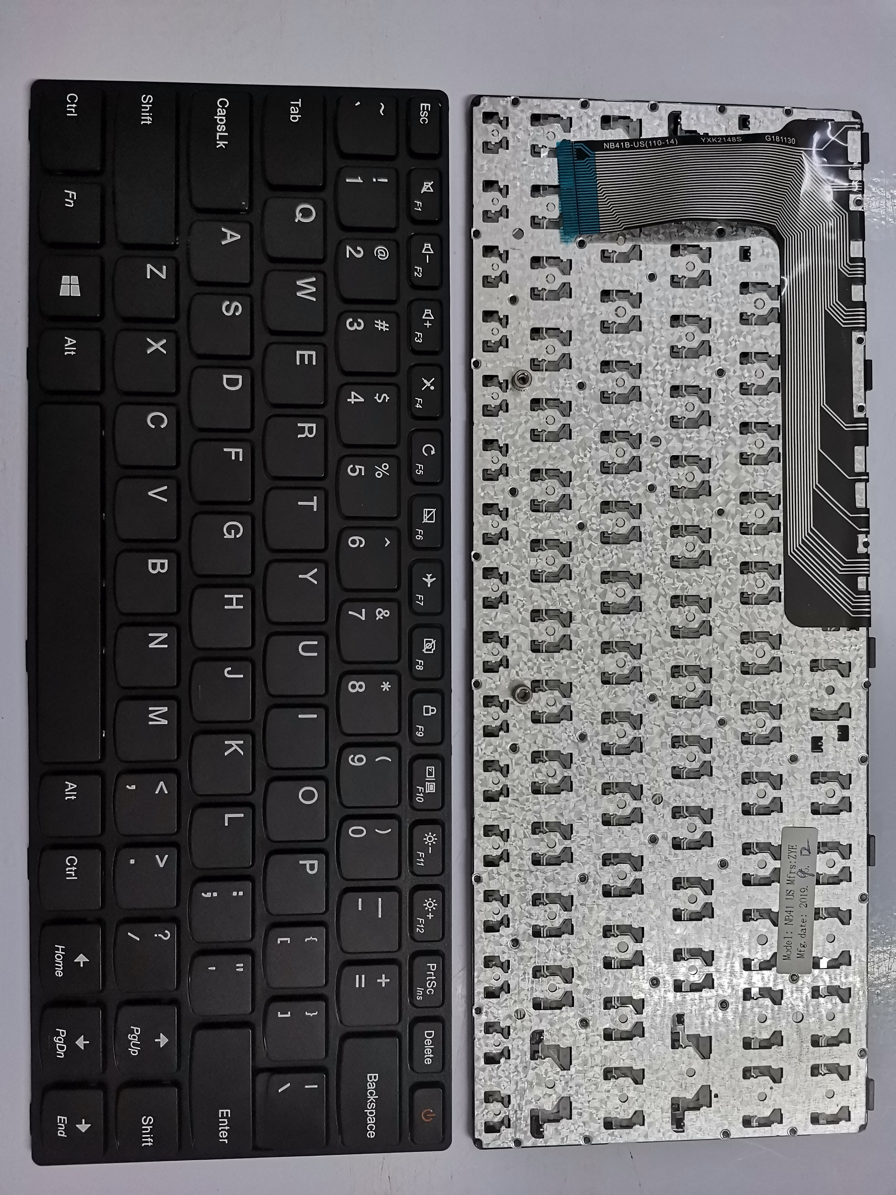Picture of New Replacement Laptop Keyboard For LENOVO 110-14/110-14ISK/E41-25/E41-15 with switch BLACK FRAME BLACK (OEM) US Layout